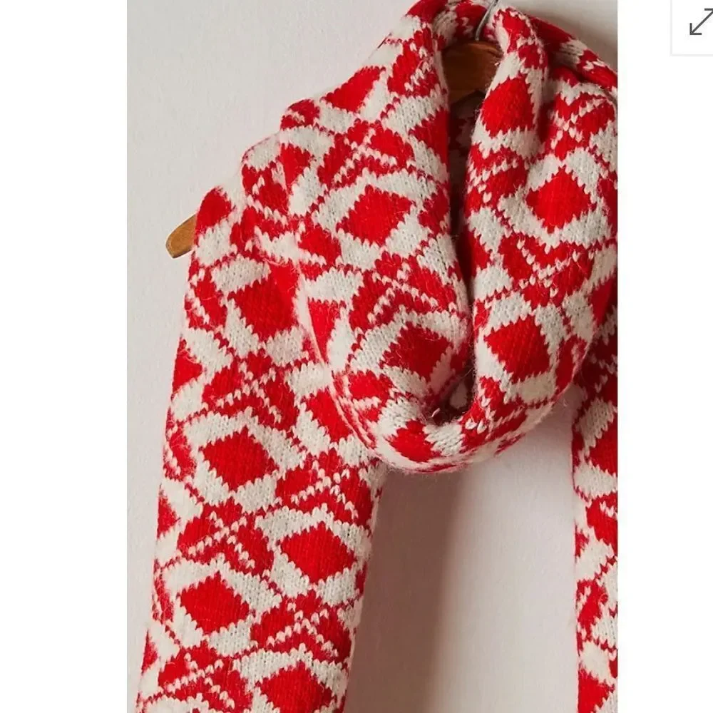 FREE PEOPLE  Matchback Scarf - Red